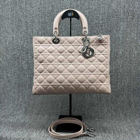 DIOR Lady Dior Large Leather Satchel Bag ccofb1250-102525 - Picture 2 of 16